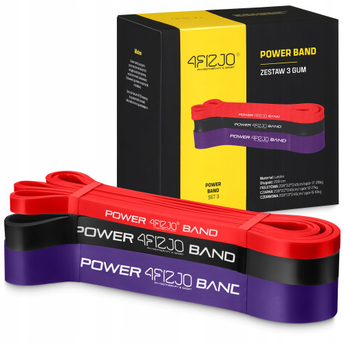 Купить Резинка для фитнеса  4FIZJO Power Band 3 шт 6-26 кг Mix в Киеве - фото №1